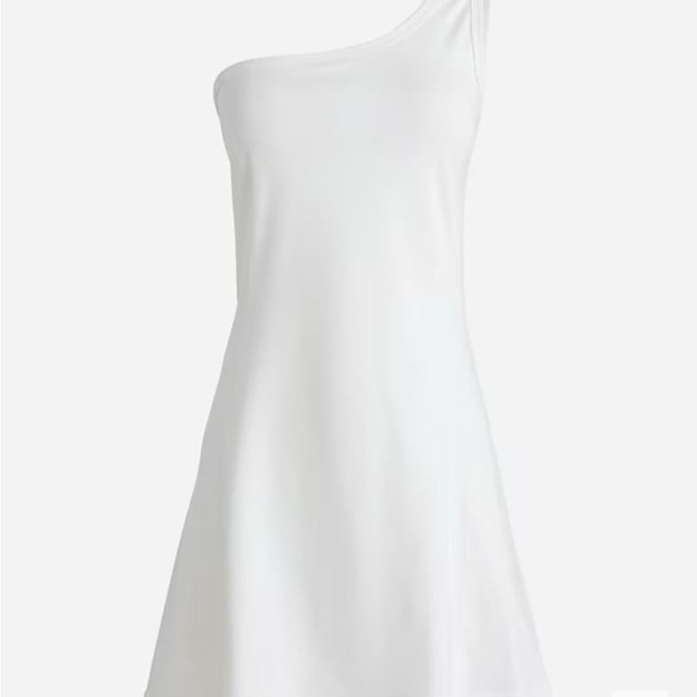 BNWT J.Crew Activewear Cloud Stretch One Shoulder Sports Dress - XXL - Picture 4 of 12